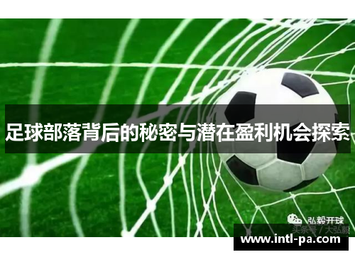 足球部落背后的秘密与潜在盈利机会探索